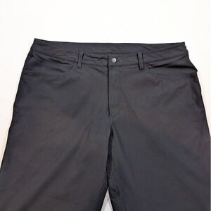 Lululemon ABC Pants Mens 38 Black‎ Slim Fit Stretch Technical Trousers